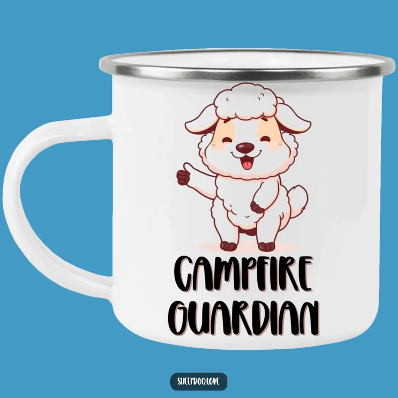 Funny Sheepdog Camping Mug: Proud Dog, Heartwarming Outdoor Drinkware