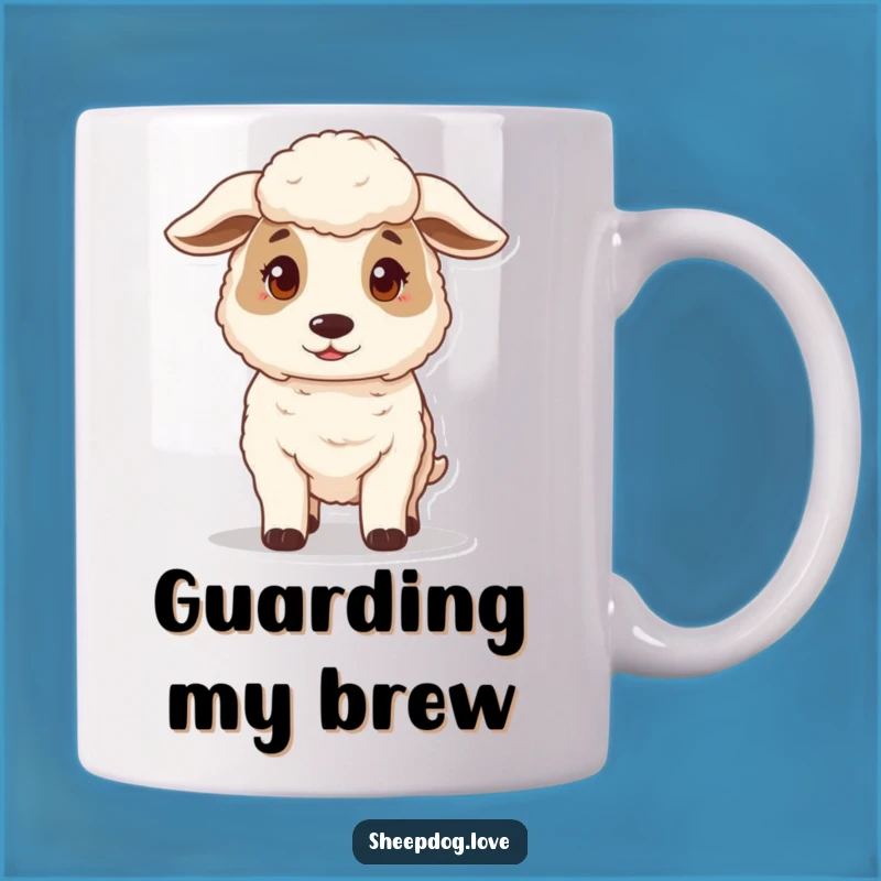 Funny Gentle Guard Sheepdog Mug - Loyal Companion Gift for Dog Lovers