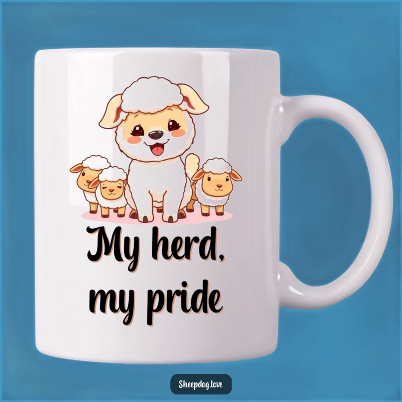 Funny Proud Sheepdog Mug: Cheerful Gift for Flock Lovers!