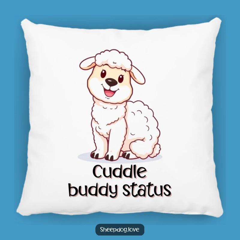 Funny Sheepdog Pillow: Cozy Companions, Soft Funny Gift