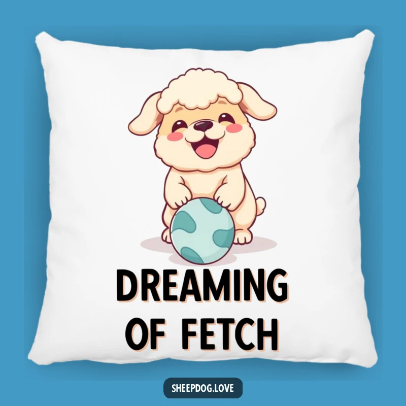 Funny Sheepdog Pillow: Cozy & Hilarious Dog Cushion Gift