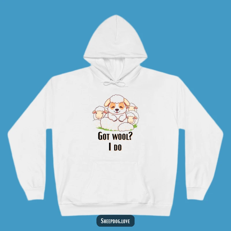 Funny Sheepdog Hoodie: Cozy Up with This Hilarious Herder's Funny Gift