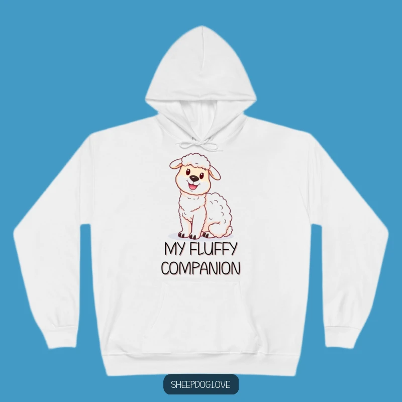 Cozy Funny Sheepdog Hoodie: Loyal Friend, Warm Funny Gift