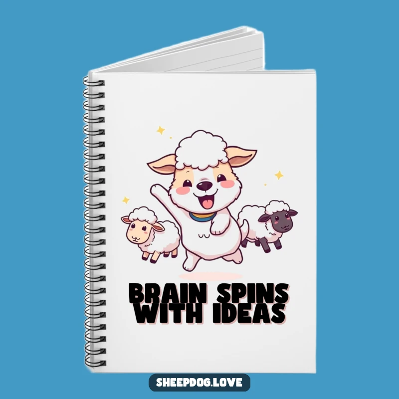 Funny Sheepdog Victory Notebook: Jot Down Successes with Joy