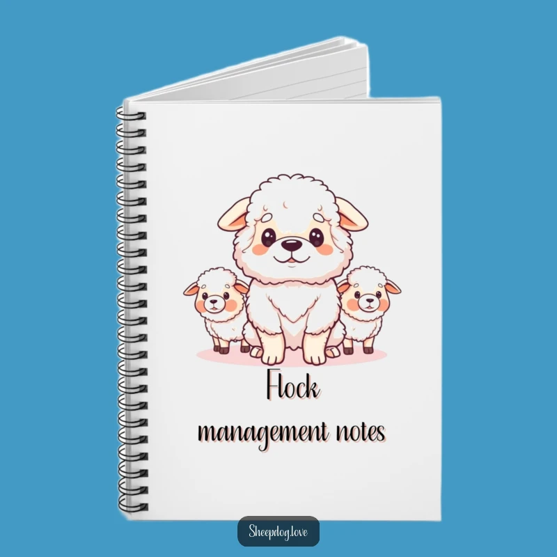 Funny Sheepdog Guardian Notebook: Flock Journal - Great Funny Gift!