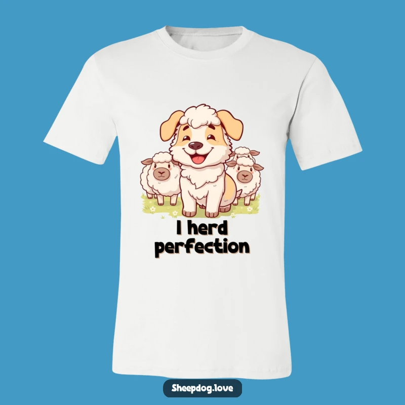 Funny Sheepdog Herder T-Shirt - Master of the Flock